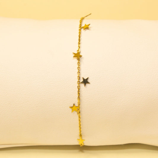 PULSO ESTRELLAS ORO 14K