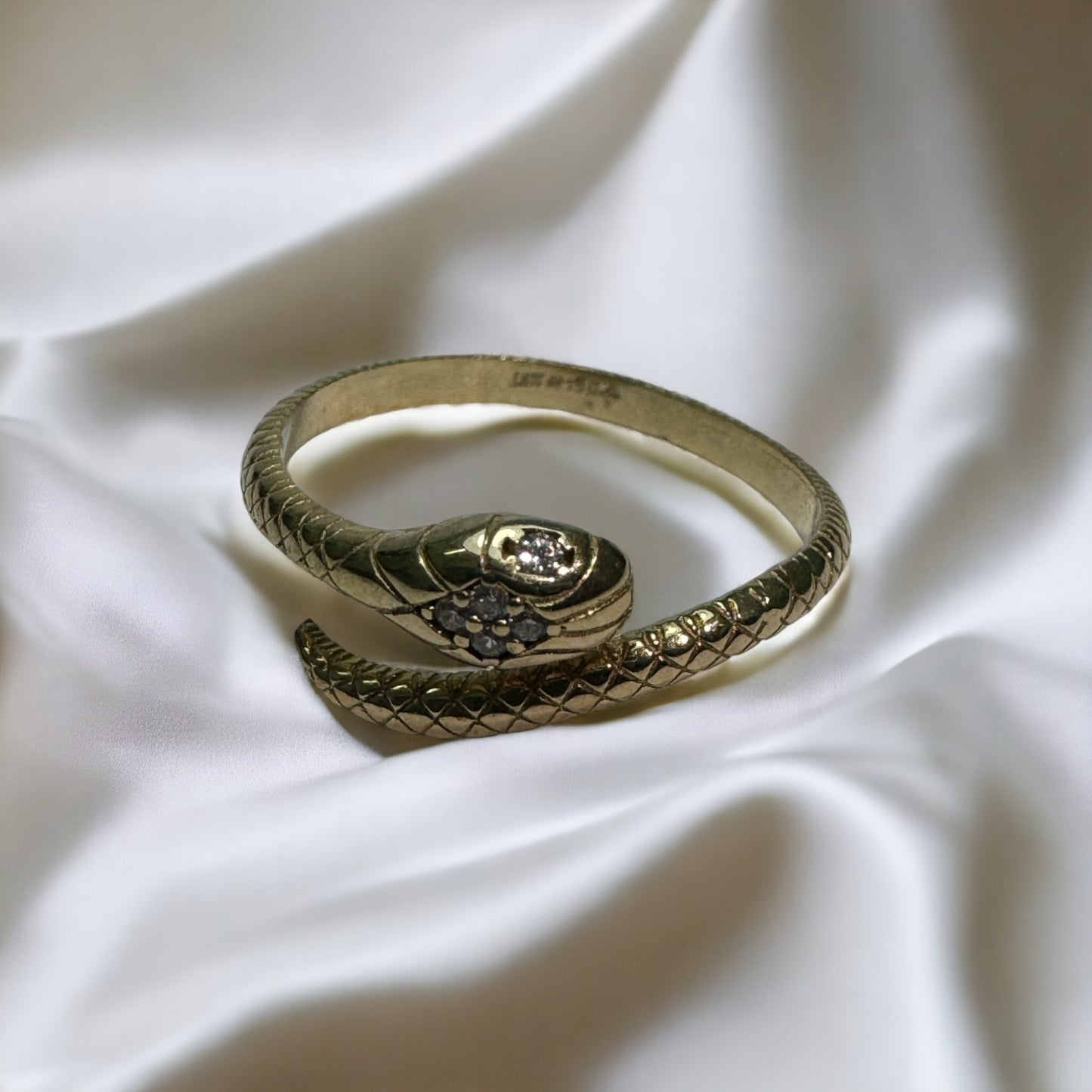 Anillo Snake 10K